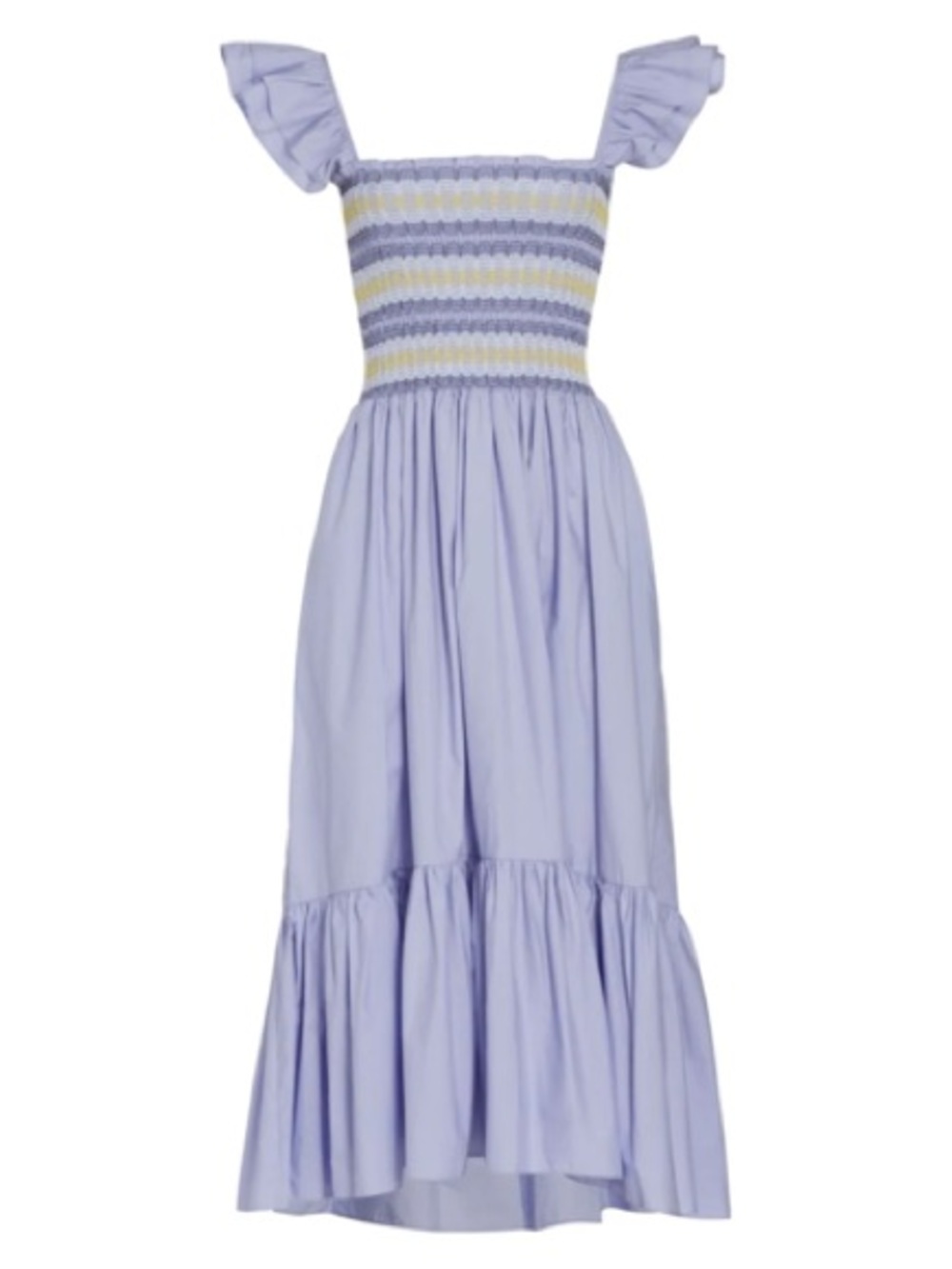 Cara Cara smocked midi dress